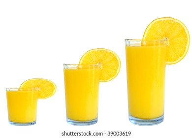 Orange Juice Small Medium Large Size