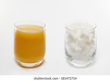 Orange Juice With Sugar Addition