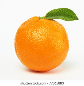 Similar Images, Stock Photos & Vectors of Orang fruit isolate. Orange with leaves isolated on white. - 1372177898 | Shutterstock
