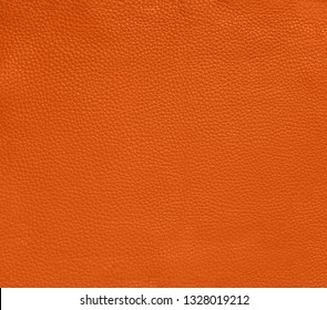 Orange leather texture background surface