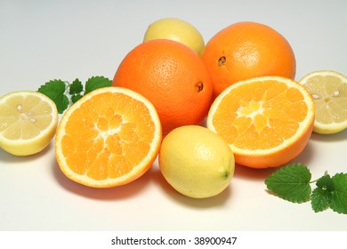 orange and lemons