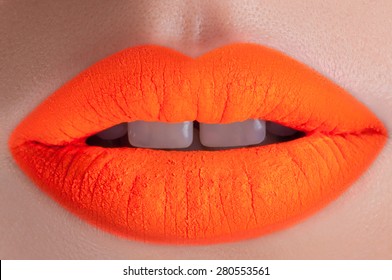 Orange Lips.