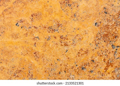 Orange Marble Surface Texture Background. Rough Surface Of Orange Marble Wall Texture