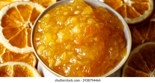 Orange Marmalade Bowl Portion Orange Fruit Stock Photo 1938794464 ...