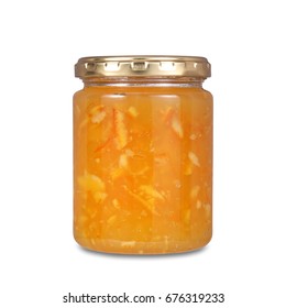 Orange Marmalade In A Jar