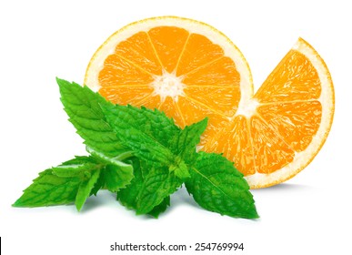 Mint and orange. Апельсин мята.