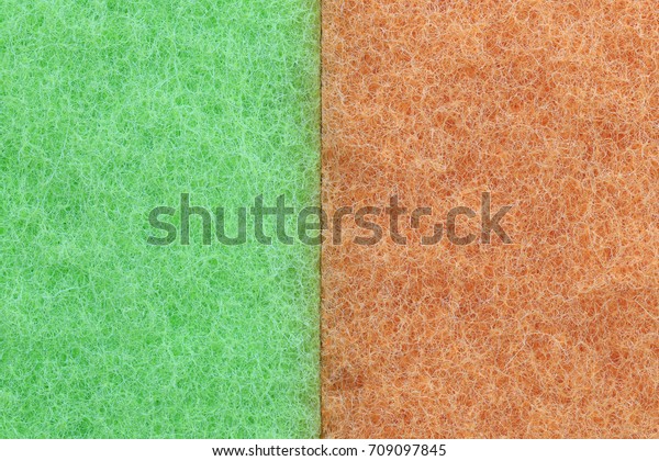 Orange mix Green Plastic fibers Texture background\
for design in your work.