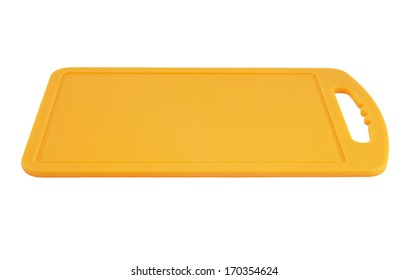 yellow chopping board