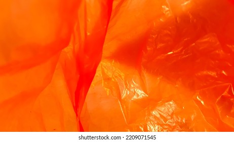 Orange Plastic With Texture As Background