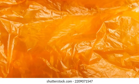 Orange Plastic With Texture As Background