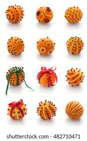 Orange Pomander Balls