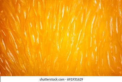 Orange Pulp Texture Background - Macro