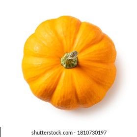 Orange Pumpkin On A White Background