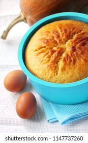 Orange And Pumpkin Pie In Silicone Bakeware