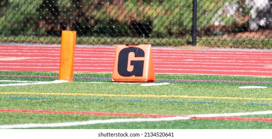 orange-pylon-marks-end-zone-marker-stock-photo-2134520641-shutterstock