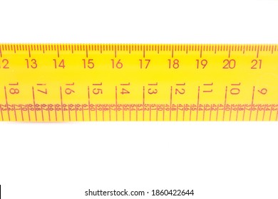 both side ruler scales centimeters inches stock vector royalty free 1138776155 shutterstock