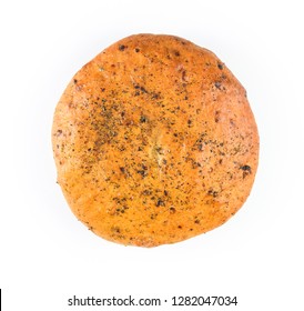 Orange Scone With Spices On White Background 