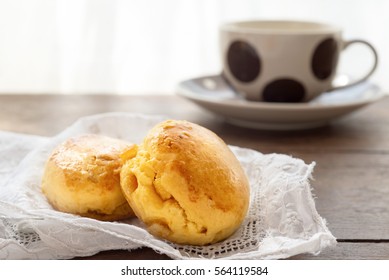 Orange Scone With Tea