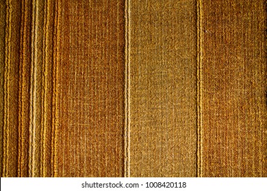 Orange Silk Fabric Texture Pattern Background In Sepia Pastel Yellow Creme Beige Color Tone: Fine Natural Raw Thai Silk Detail Textured Organic Fiber Textile Backdrop Earth Brown Toned Colour