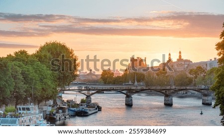 Similar – Image, Stock Photo a love lock rarely stays alone
