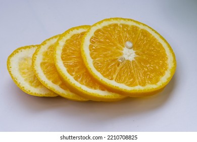 Orange Slice For Healthy Food. Macro