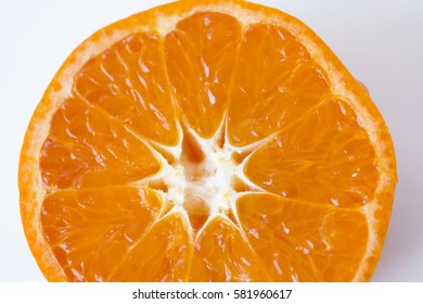 Orange Slice (orange, isolated, fruit)