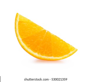 Orange Slice Isolated On White Background