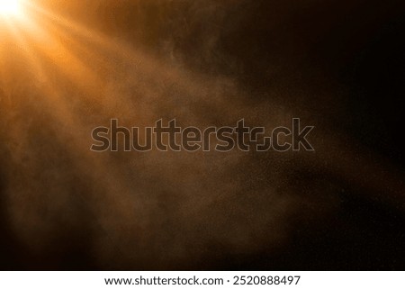 Image, Stock Photo Morning atmosphere in the forest wagon. Hiker