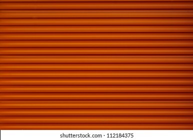 Orange Storage Unit Door Background