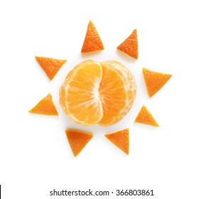 Orange Sun Food Art