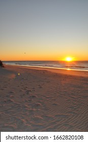 Orange Sunrise At Robert Moses Beach