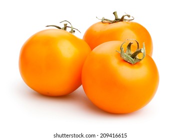 Orange Tomatoes Isolated