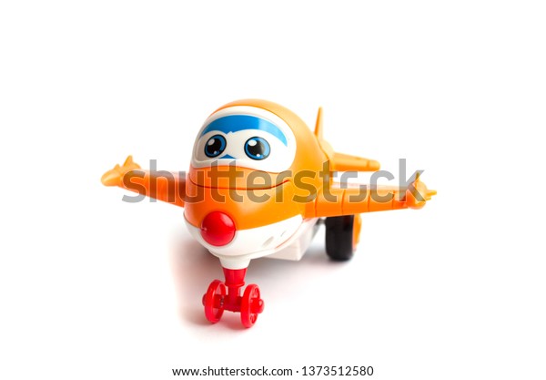 orange toy plane