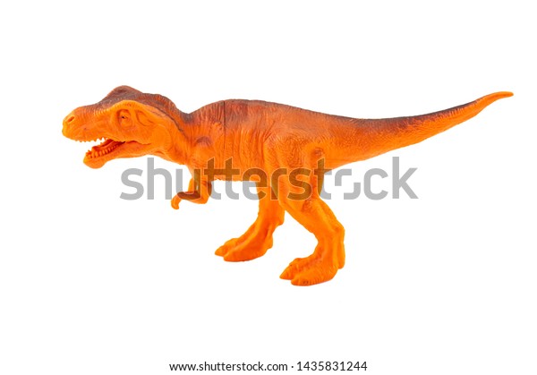 orange t rex toy