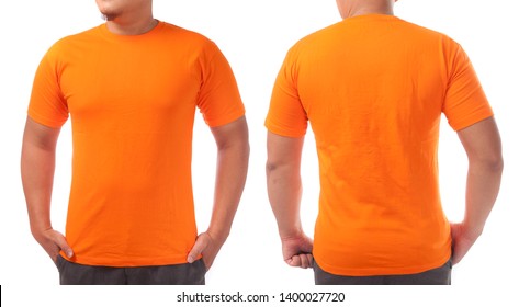 orange t shirt blank