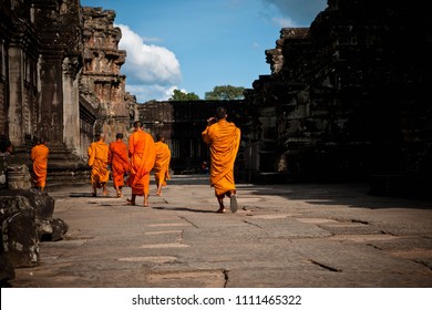 Orange Tunic Of Hindu Monks