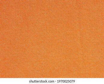 Orange Twill Textured Plain Fabric Texture