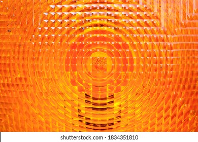 Orange Vehicle Reflector Texture Background