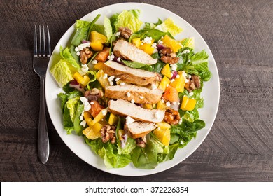 Orange Walnut Chicken Salad Top View