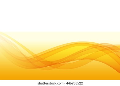 Orange Wave Background