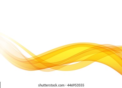 Orange Wave Background