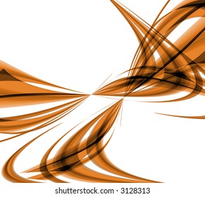 orange waves