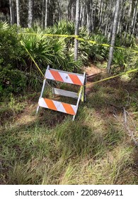 Orange White Safety Barricade Yellow Caution Tape 