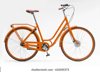 Orange Women City Bike 