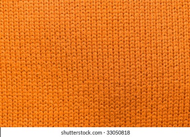 Orange Wool Texture