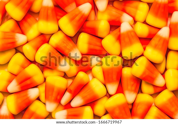 Orange and Yellow Candy Corn\
