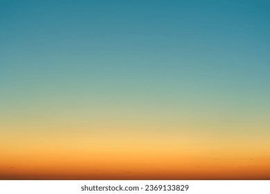  Orange sky gradient