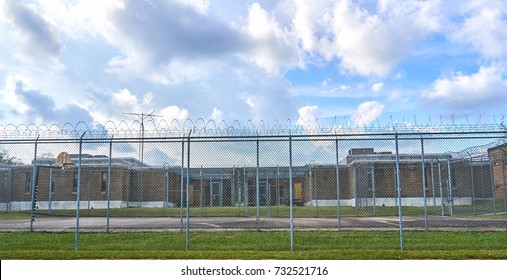 Orangeburg County detention center which house city, county, state, and federal prisoners and those awaiting trials.                                - Shutterstock ID 732521716