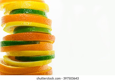 Oranges, Limes And Lemons, Fruit Pyramid