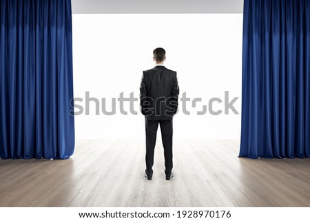 Image, Stock Photo backstage